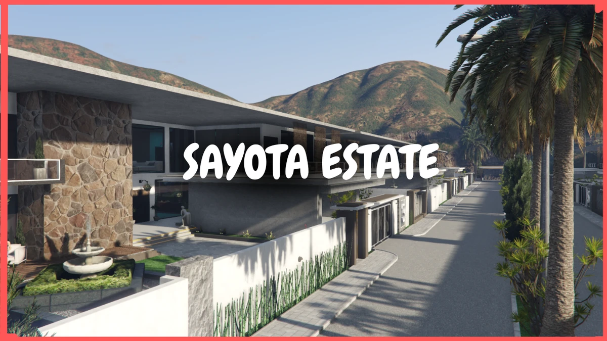 Sayota Estate MLO FiveM | Luxury Mansion Compound & VIP Estate | Open Source